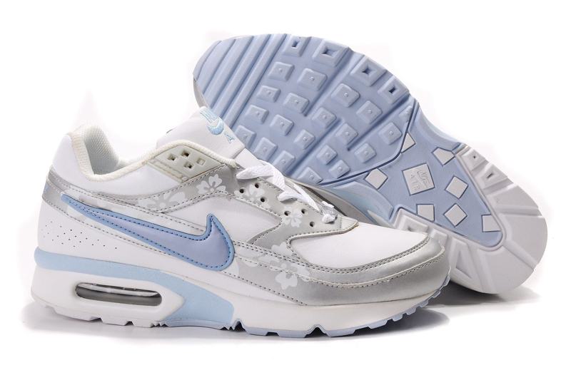 air max grise et blanche femme