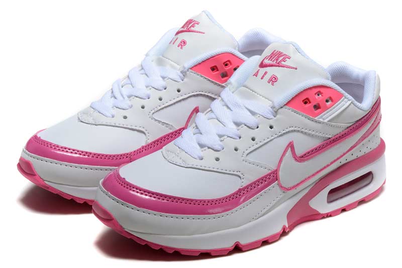 nike air max femme rose et blanc